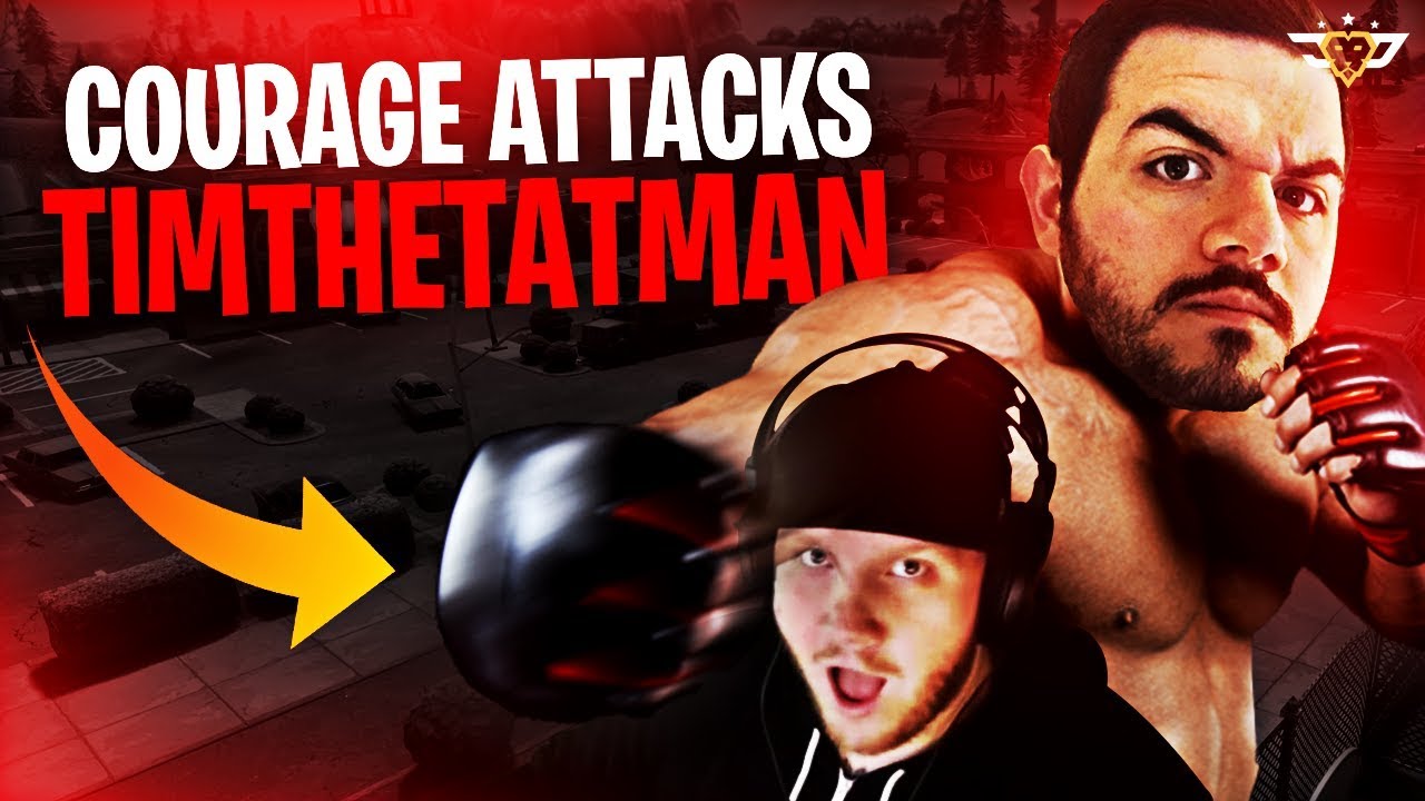 COURAGE ATTACKS TIMTHETATMAN! NINJA NEW YEARS AFTER DARK! (Fortnite: Battle Royale)