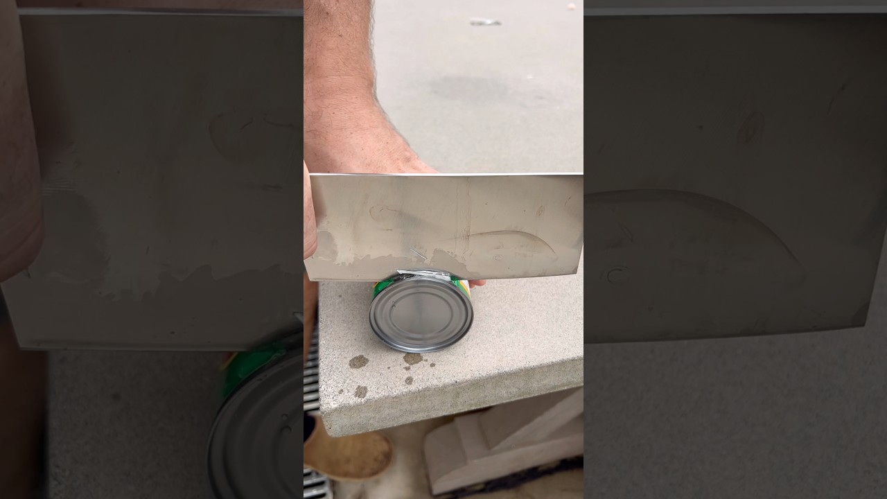 How to Open a Can with an Axe? 🪓