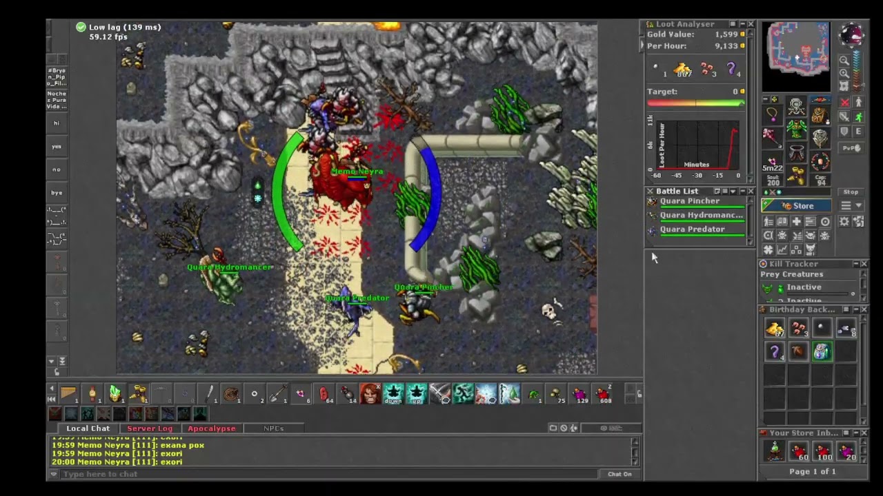 Yalahar Sunken Quarter Hunt con Pipo Filippo Olsen, Aqui estamos y no nos vamos. Tibia Costa Rica