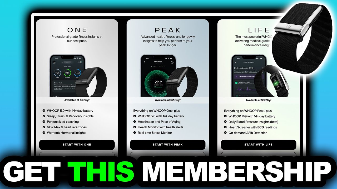 Which Whoop Membership Is Best? - Full Review