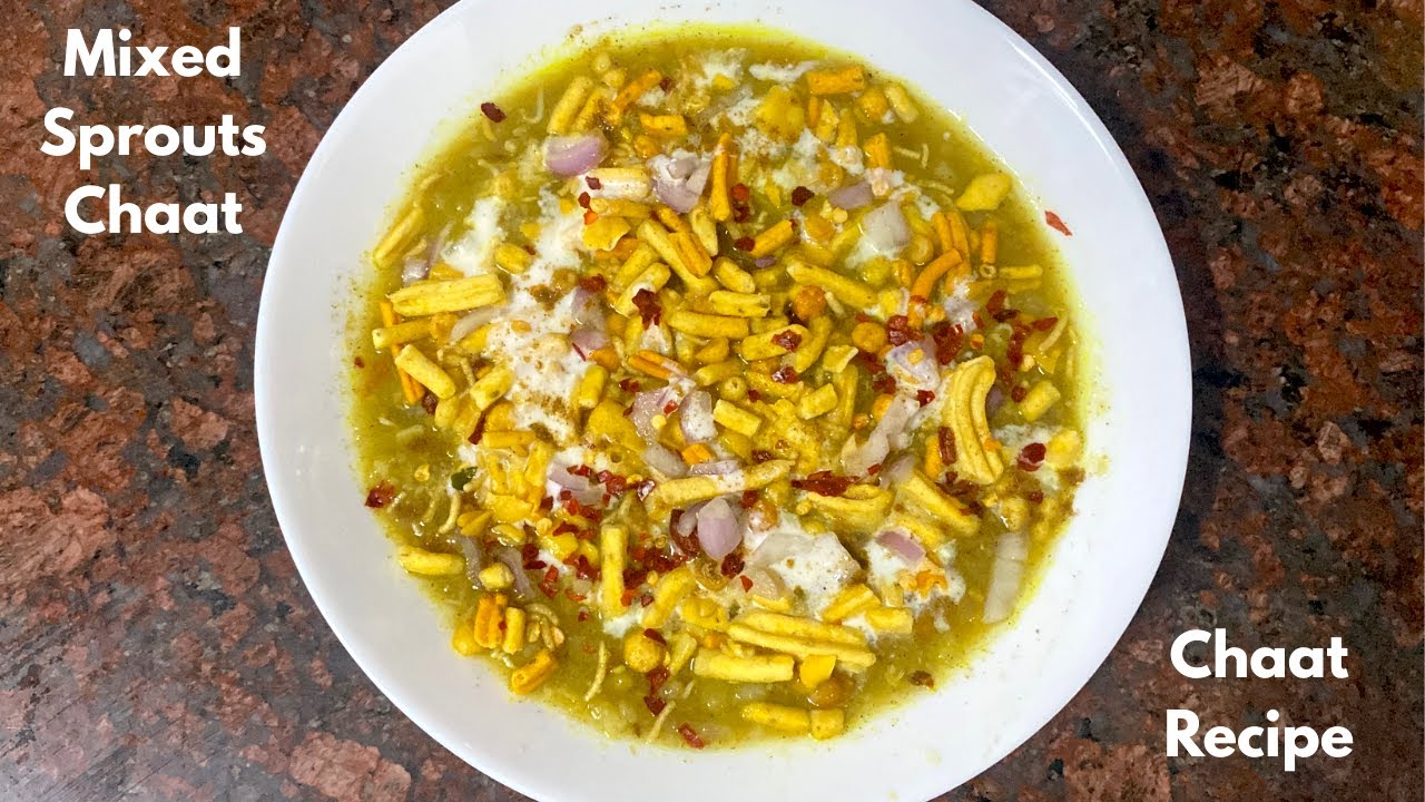 Chaat Recipe | Mixed Sprouts Chaat | sprouts chaat recipe | Sprouts chaat #chaat