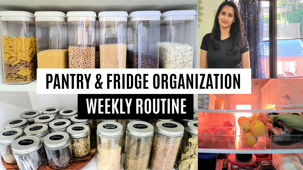 Pantry & Fridge Organization Tips & Ideas | Clean and Organize with me! + Pantry & Fridge Tour