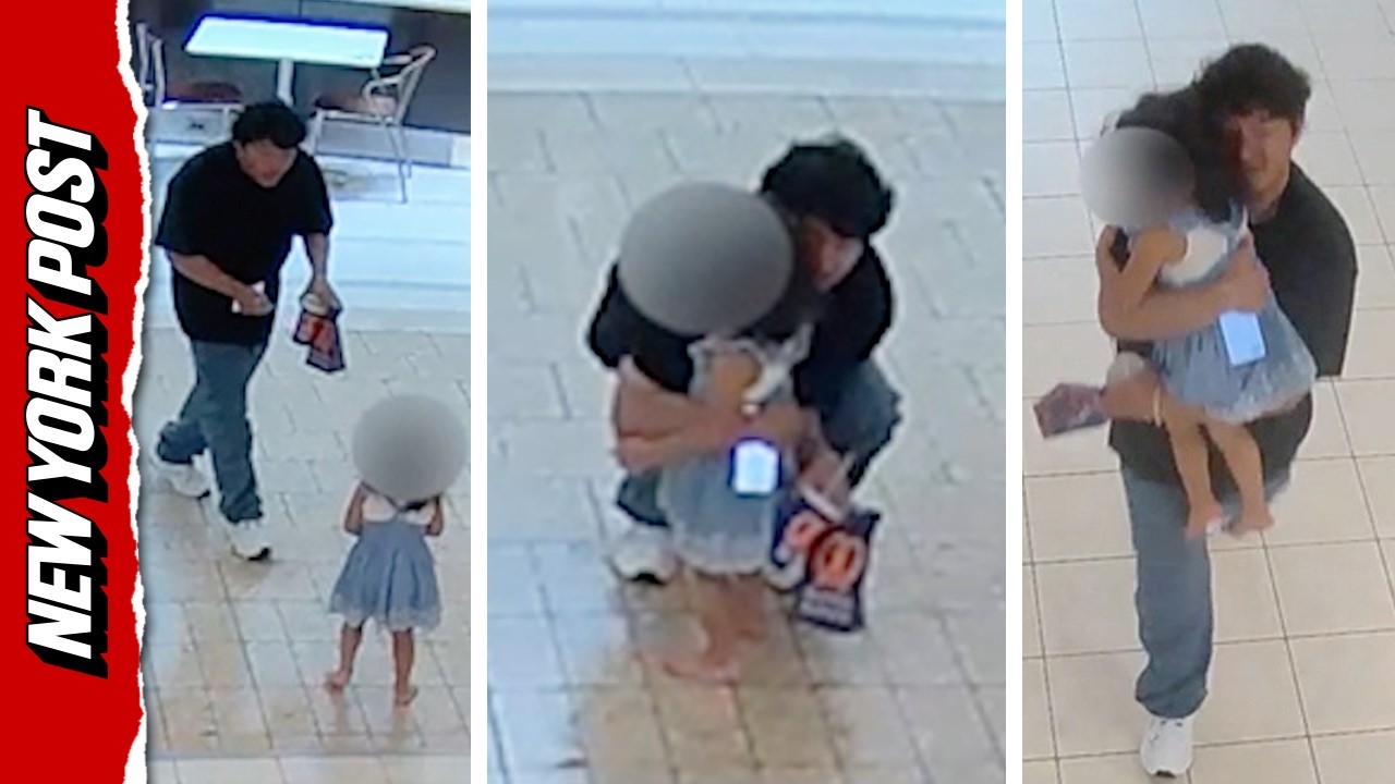 SHOCKING video shows man abducting toddler from Virginia mall