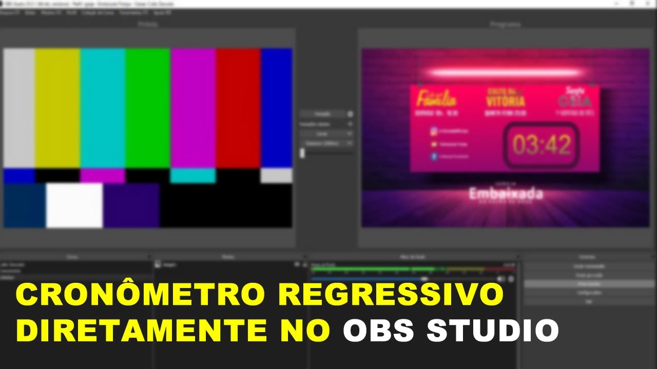 Cronômetro Regressivo no OBS Studio