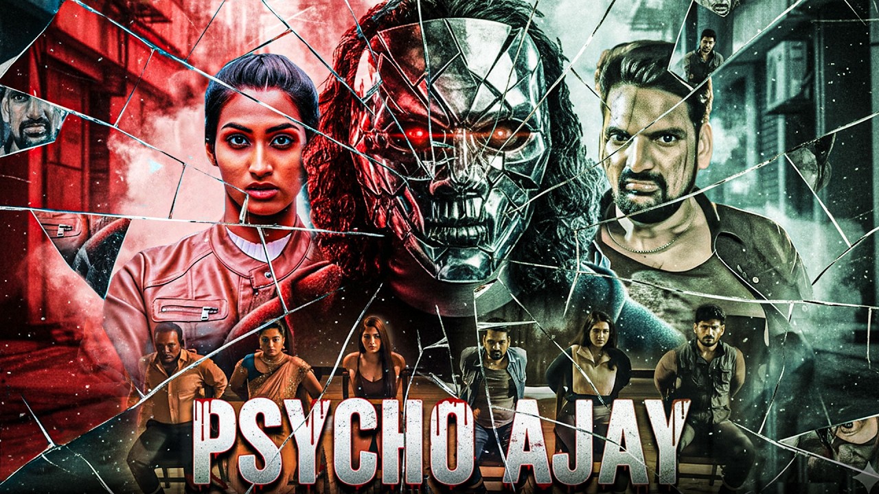PSYCHO AJAY New (2025) Release South Indian Movie Hindi |South Stalking CRIME THRILLER Pooja Mustafa