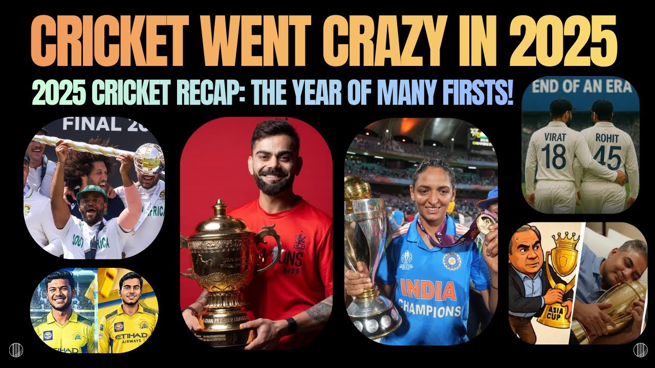 RoKo Retire😢, RCB WIN🏆, Women & SA Rule 🤯— The CRAZIEST Cricket Year Ever 😳