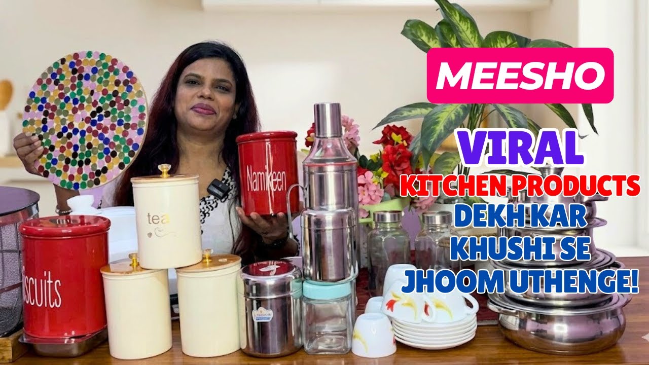 Meesho Latest Kitchen Essentials & Home Decor Shopping 🏠 | Budget Meesho Finds | Meesho Kitchen Haul