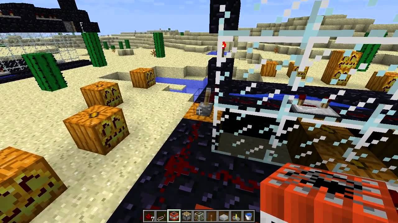 Minecraft - My TNT cannon test result in 1.9
