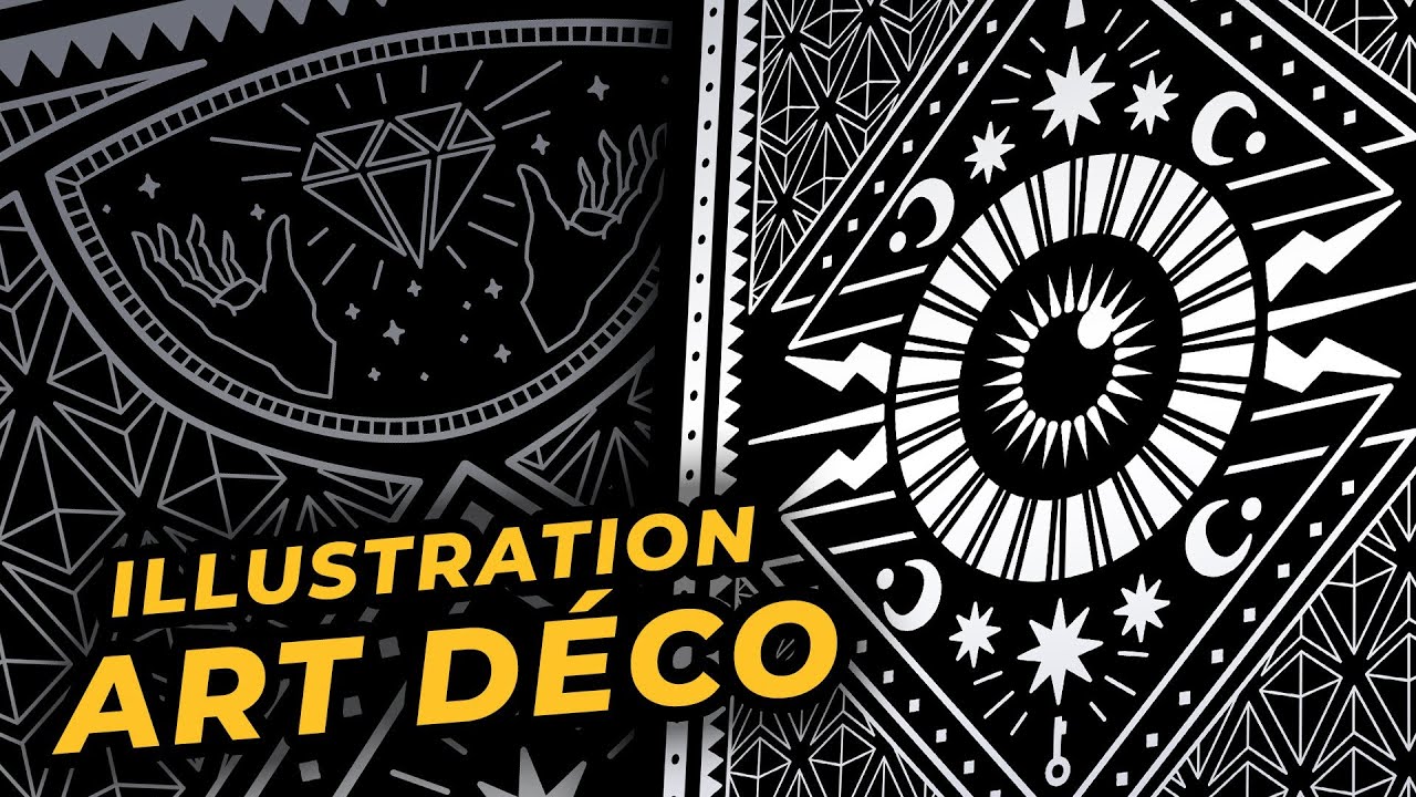 Style Art-Déco : Illustration mystiques NFT de A à Z #unityproject