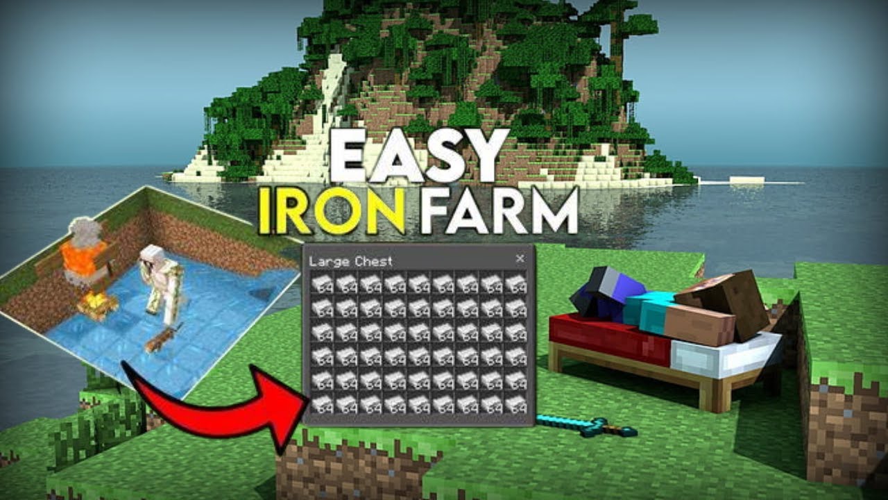 Minecraft iron farm tutorial Efficient Iron Forge: Mastering Automated Iron Production in Minecraft
