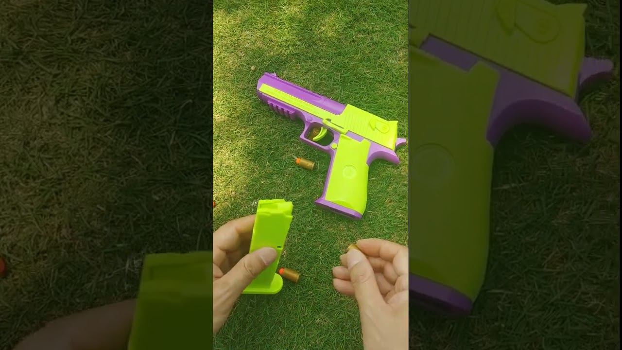 Desert Eagle Auto Shell Ejection Toy Gun - link in comment