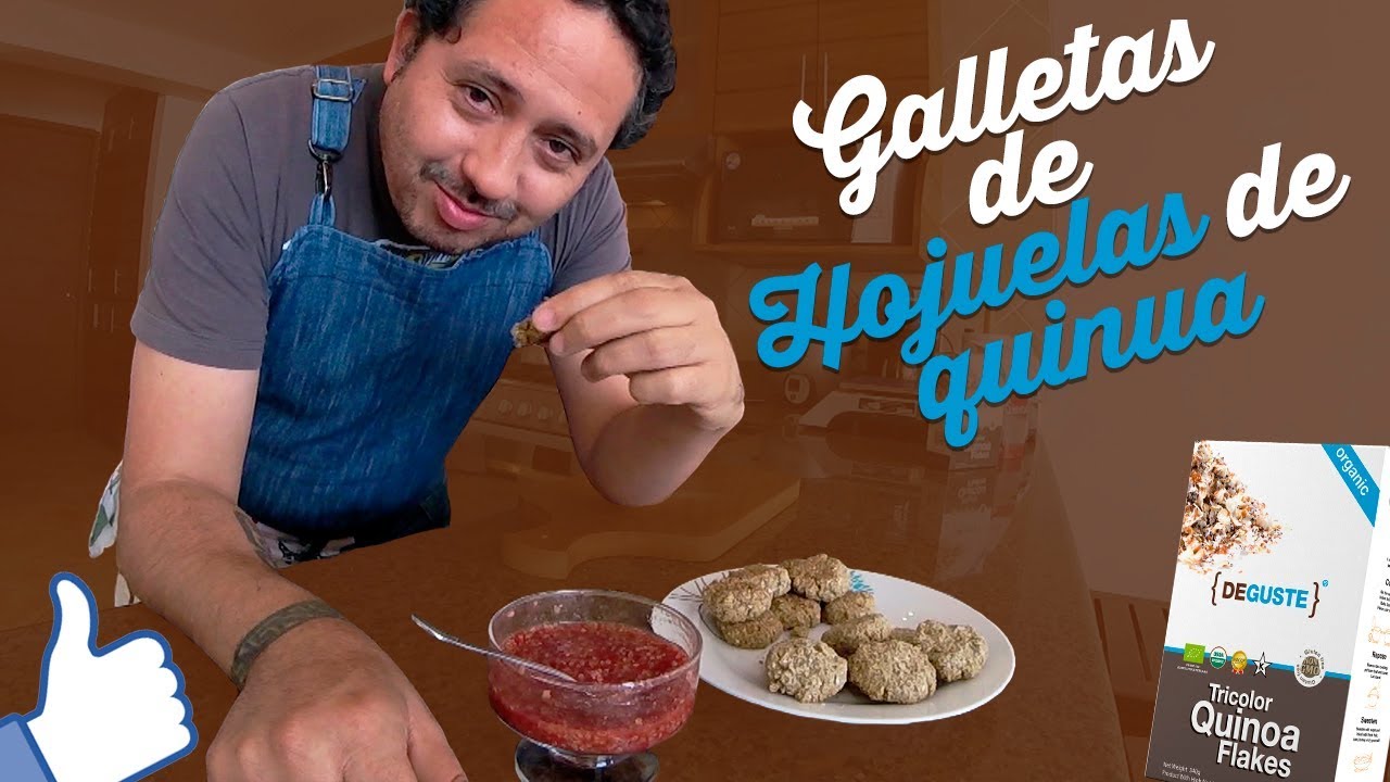 Galleta de hojuela de quinua - { DEGUSTE }