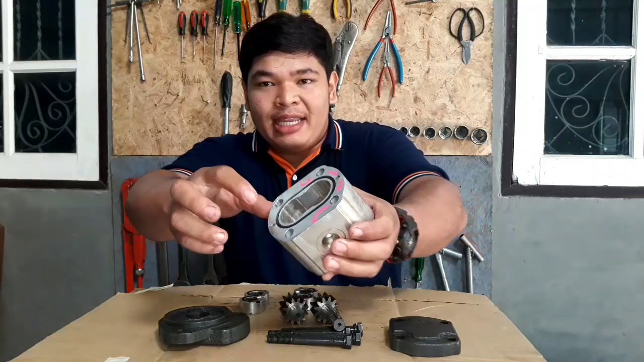 มาทำความรู้จักกับปั้มแบบฟันเฟืองนอก  ( External gear pump )กันครับ  Service Hydraulic V-tech