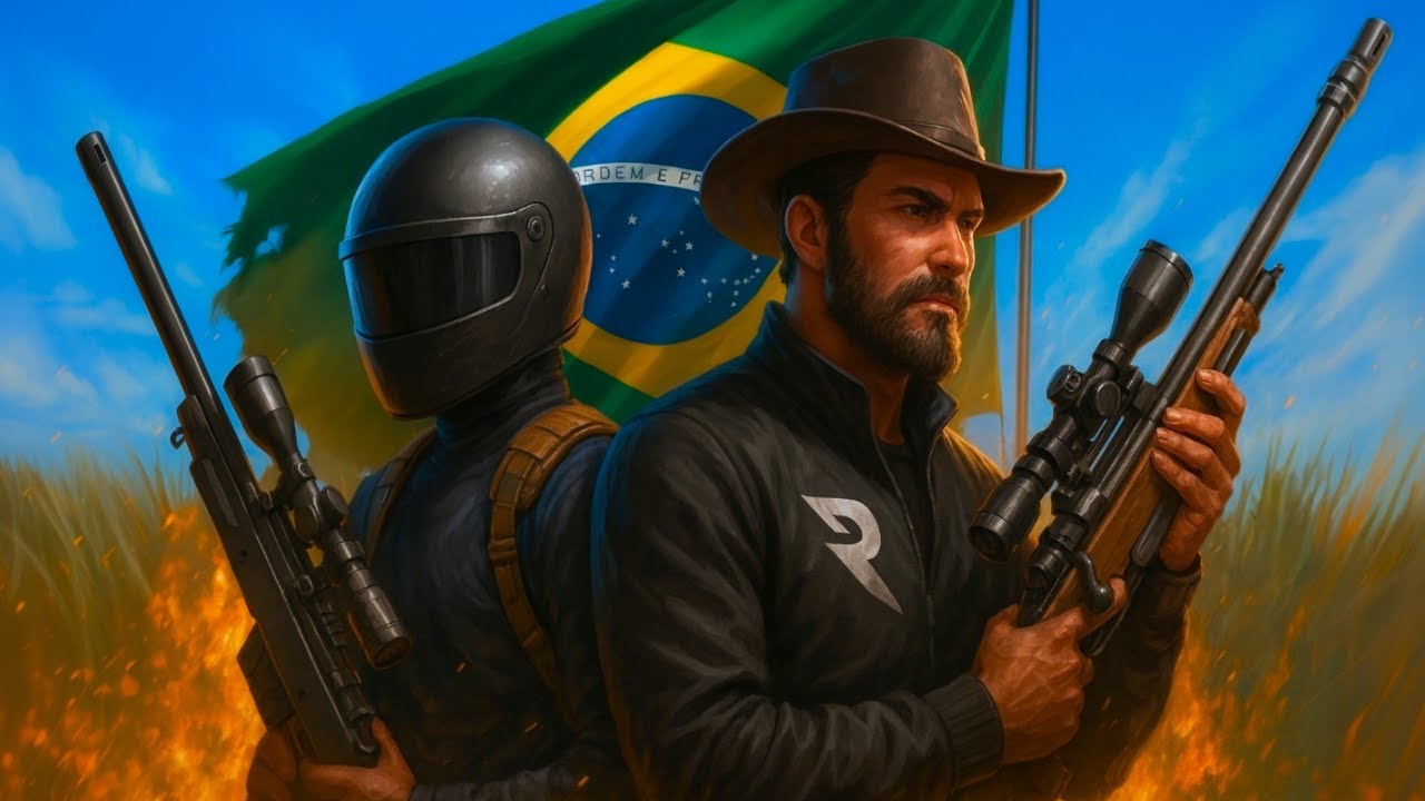 A MELHOR DUPLA DE SNIPERS DO BRASIL SOBREVIVENDO EM SERVER GRINGO