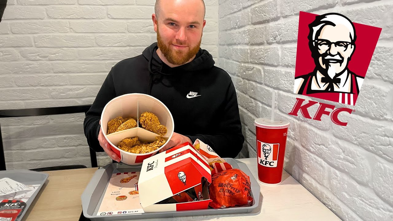 A Taste of America in AZERBAIJAN 🇦🇿 - Trying KFC's Unique Items in BAKU !  🍗