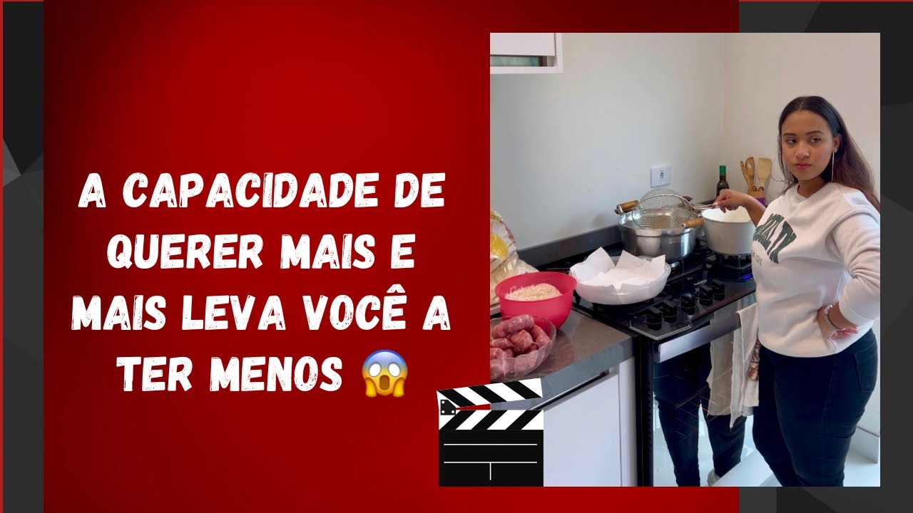 A capacidade de querer mais e mais leva você a ter menos 😱