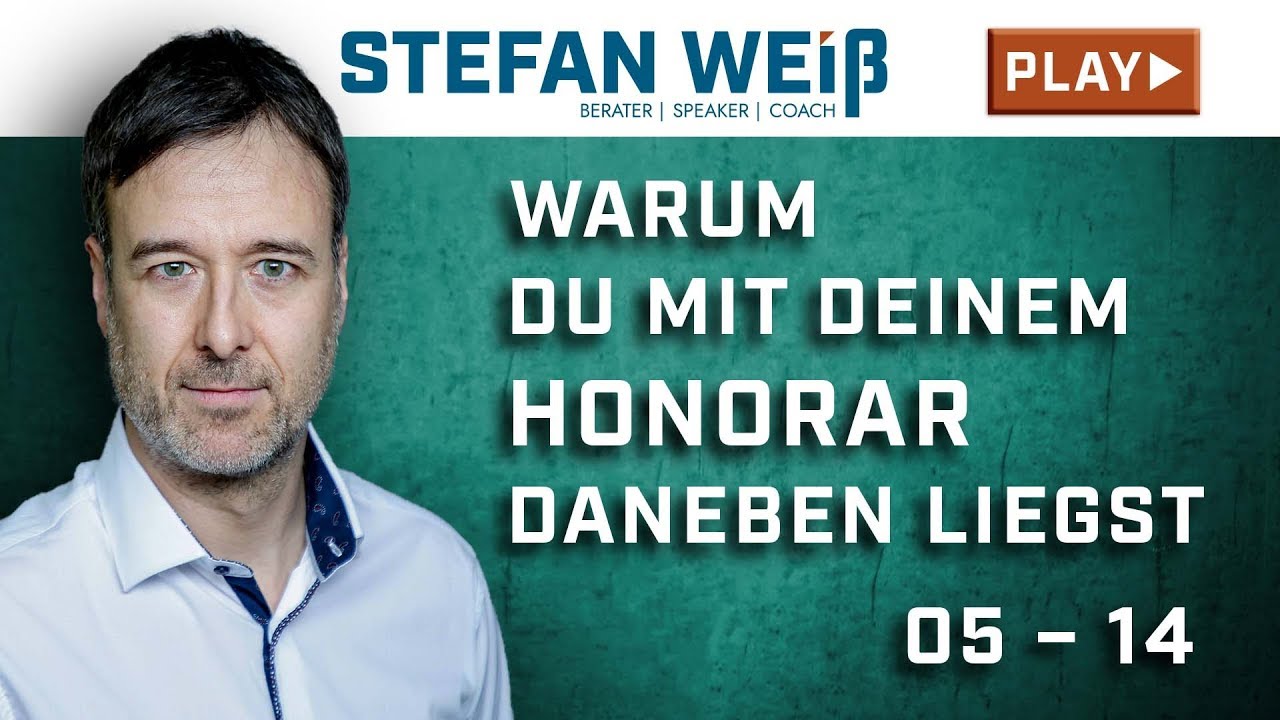 05 &ndash; Berufsverband empfiehlt: Freiberufliches Honorar [Existenzgr&uuml;ndung] | Stefan Weiss