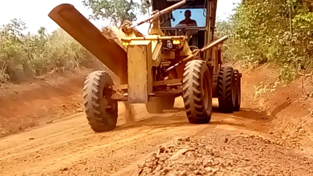 Patrolamento do começo ao fim! Motonivelado/patrola 120K (grader/niveleuse/motoconformadora)