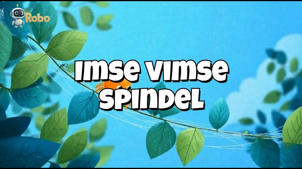 🕷️ Imse Vimse Spindel | Barnsång på svenska | Swedish Kids Song | Robo Music