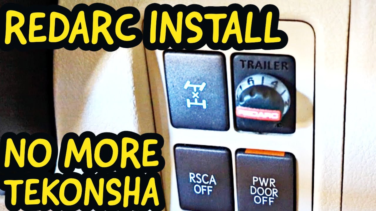 Redarc Brake Controller Install Toyota Lexus Land Cruiser LX570 Tundra towing @REDARCElectronics