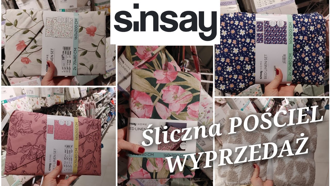 SINSAY🛍️CUDNA POŚCIEL NA WYPRZEDAŻY I NOWOŚCI🛍️DOBRA JAKOŚĆ WYSTRÓJ SWOJĄ SYPIALNIĘ
