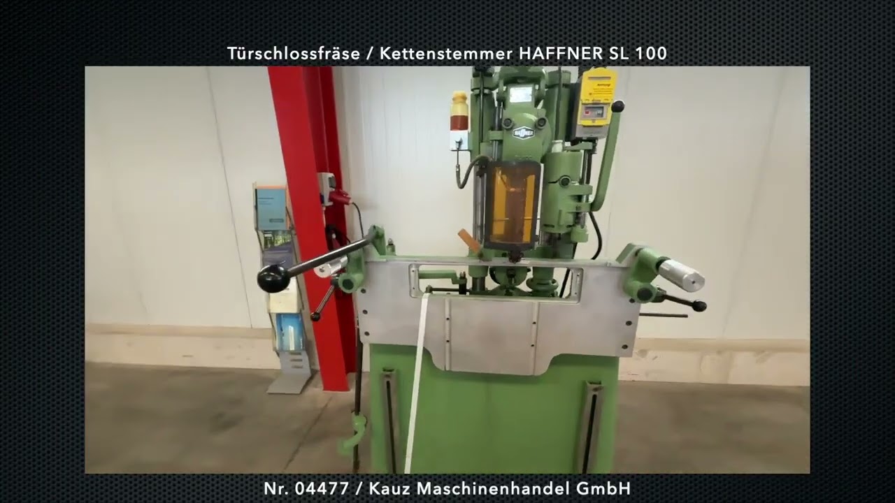 Haffner SL 100 Door lock milling machine / chain mortiser