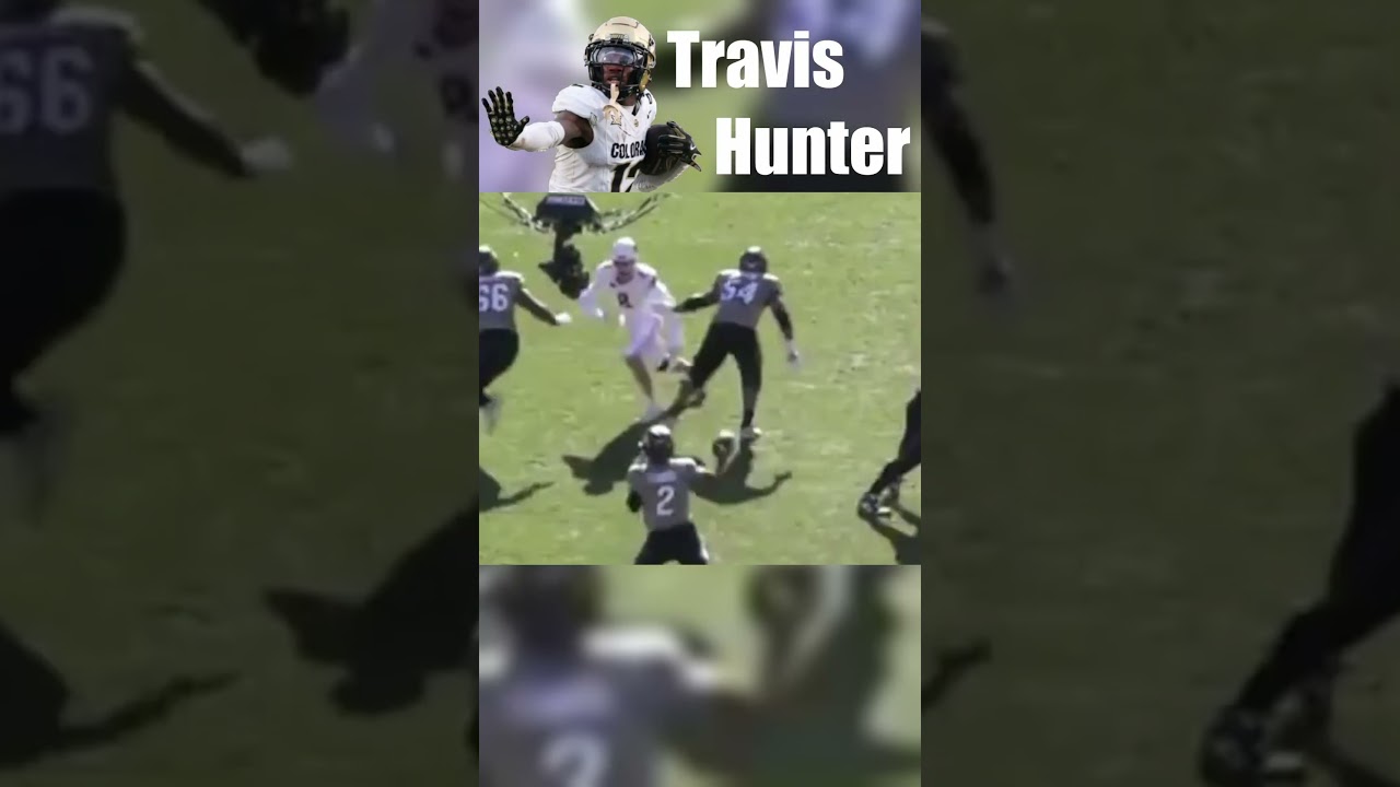 Sick juke move by Travis Hunter! #football #nfldraft #collegefootball