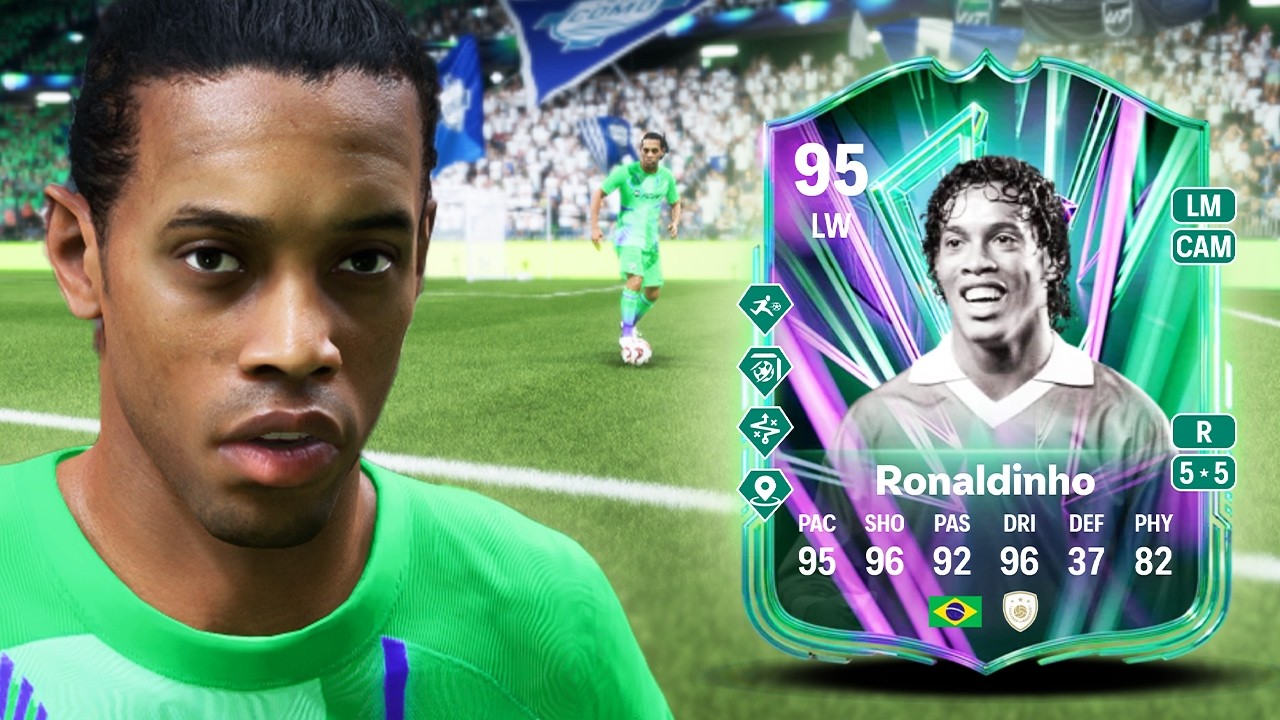 ОБЗОР ИГРОКА 95 RONALDINHO: ЭВОЛЮЦИЯ VENI VIDI VINI В FC 26 | FC 26 ULTIMATE TEAM