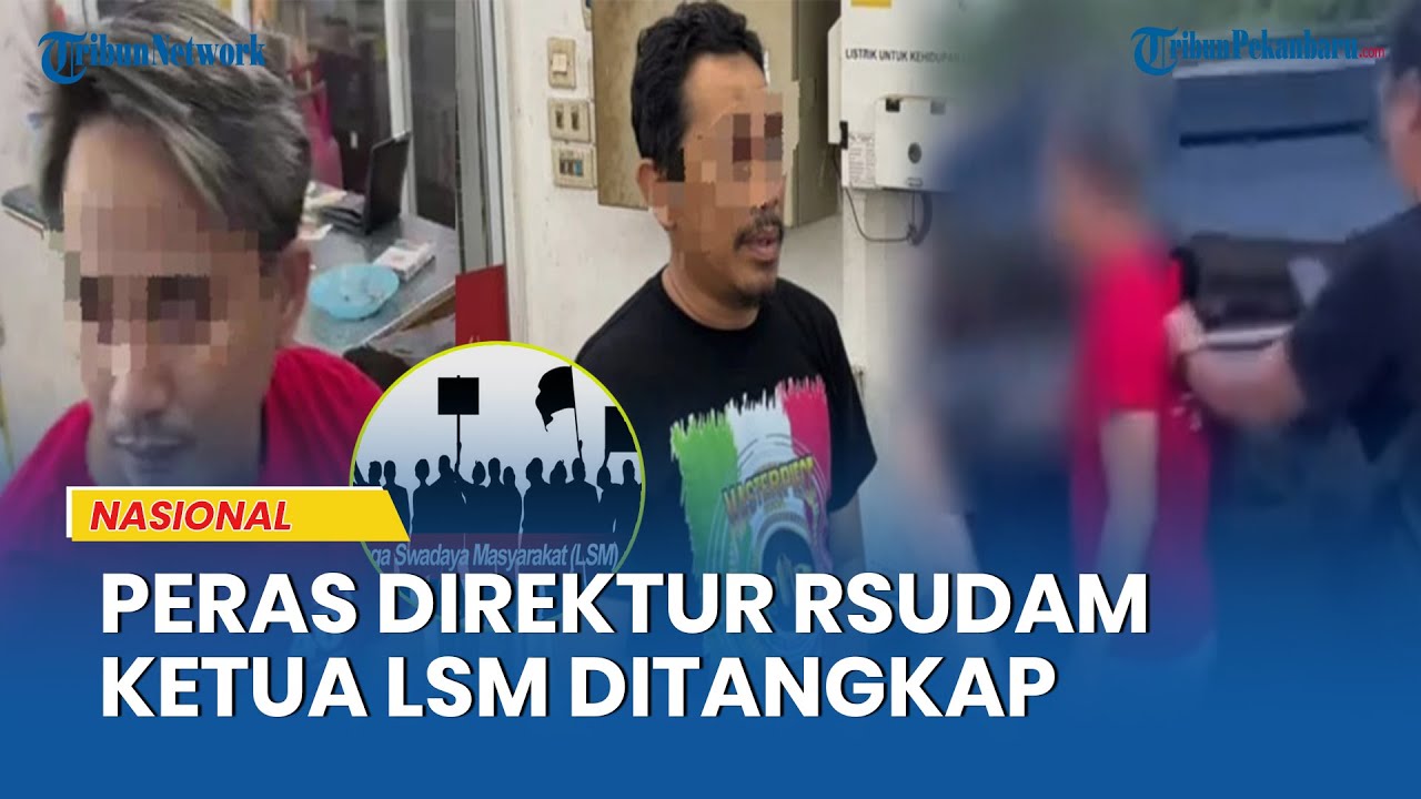 Ketua LSM dan Anggotanya Ditangkap Polda Lampung, Peras Direktur RSUDAM