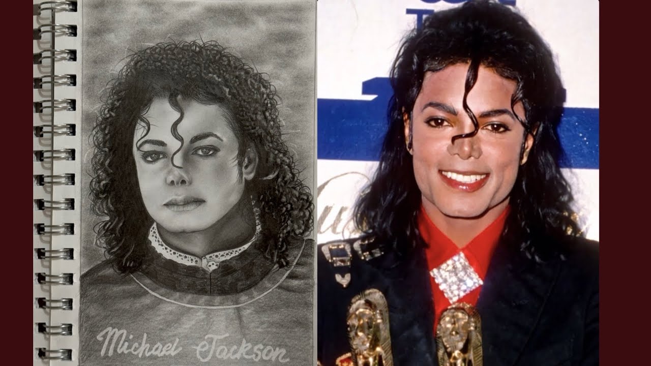 Michael Jackson #портрет #art #michaeljackson #майклджэксон #portrait #michaeljackson #drawing 