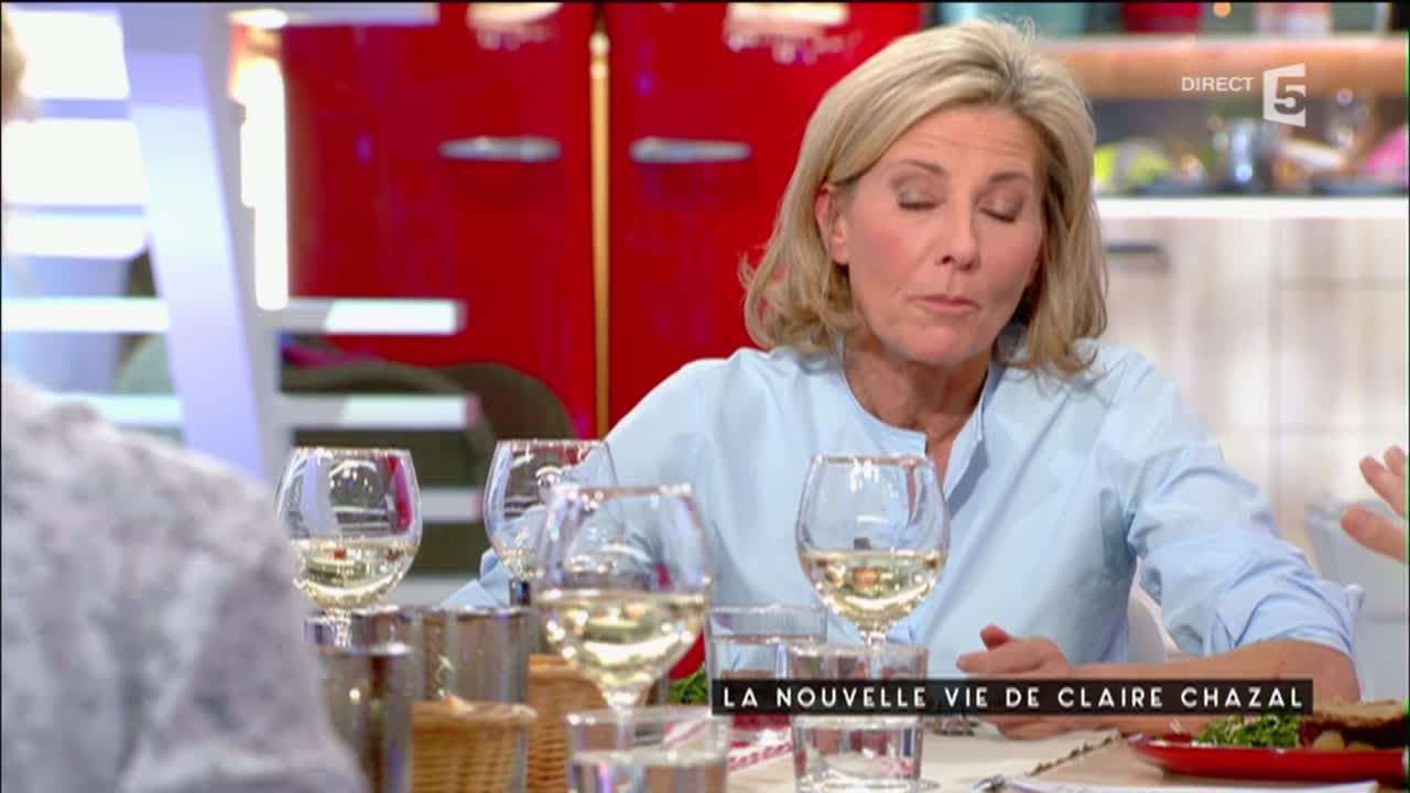 La nouvelle vie de Claire Chazal - C à vous - 18/02/2016