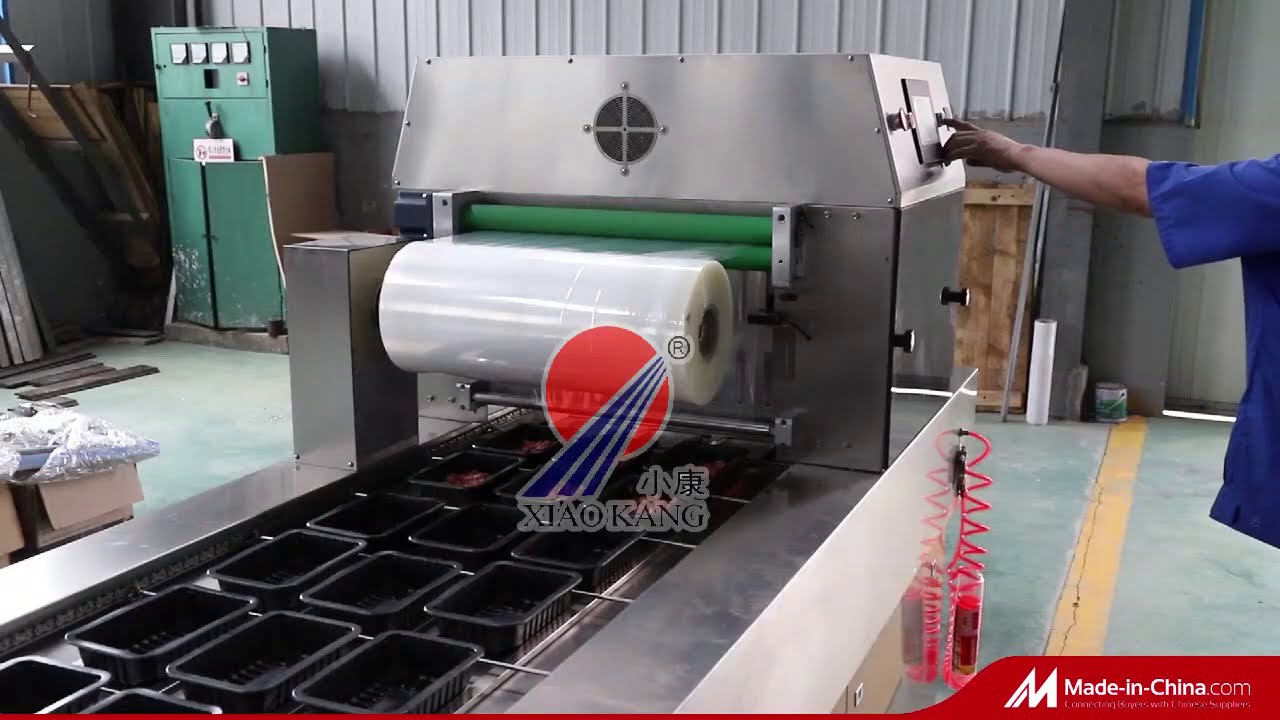 High efficiency Continuous tray sealing machine