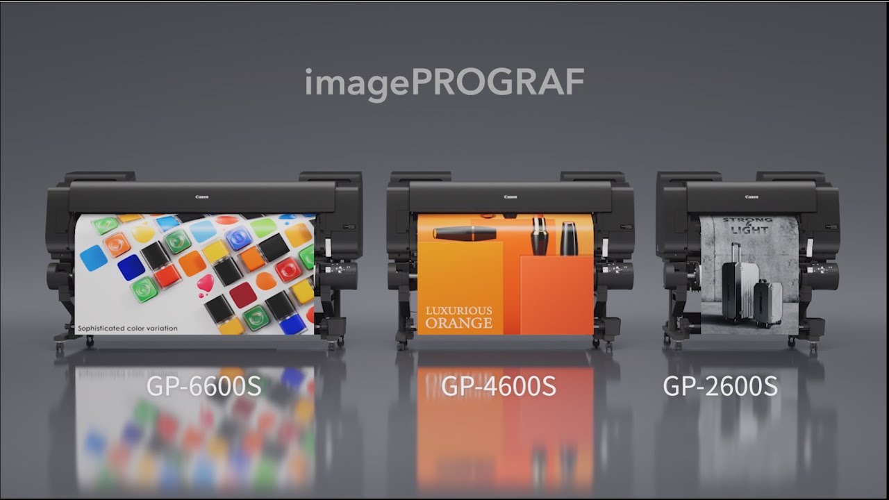 Canon new imagePROGRAF GP (7-colour) series &ndash; Precision palette crafting brilliance
