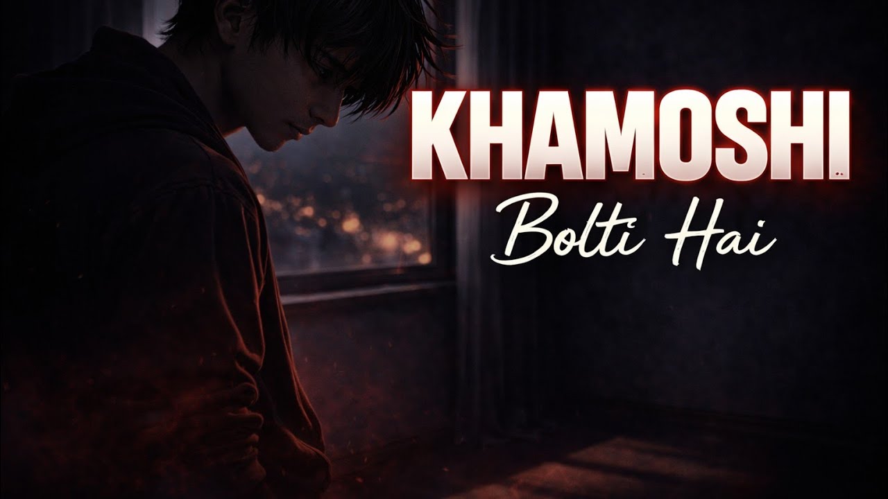 Khamoshi Bolti Hai – Dark Hindi Heartbreak Song | 3AM Emotional Track