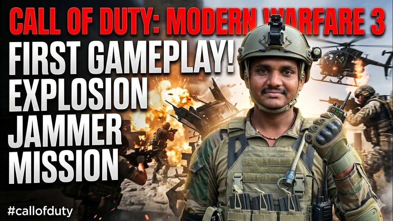 CALL OF DUTY: MODERN WARFARE 3 | FIRST GAMEPLAY | ADVENTURE MISSION | EXPLOSION JAMMER #callofduty
