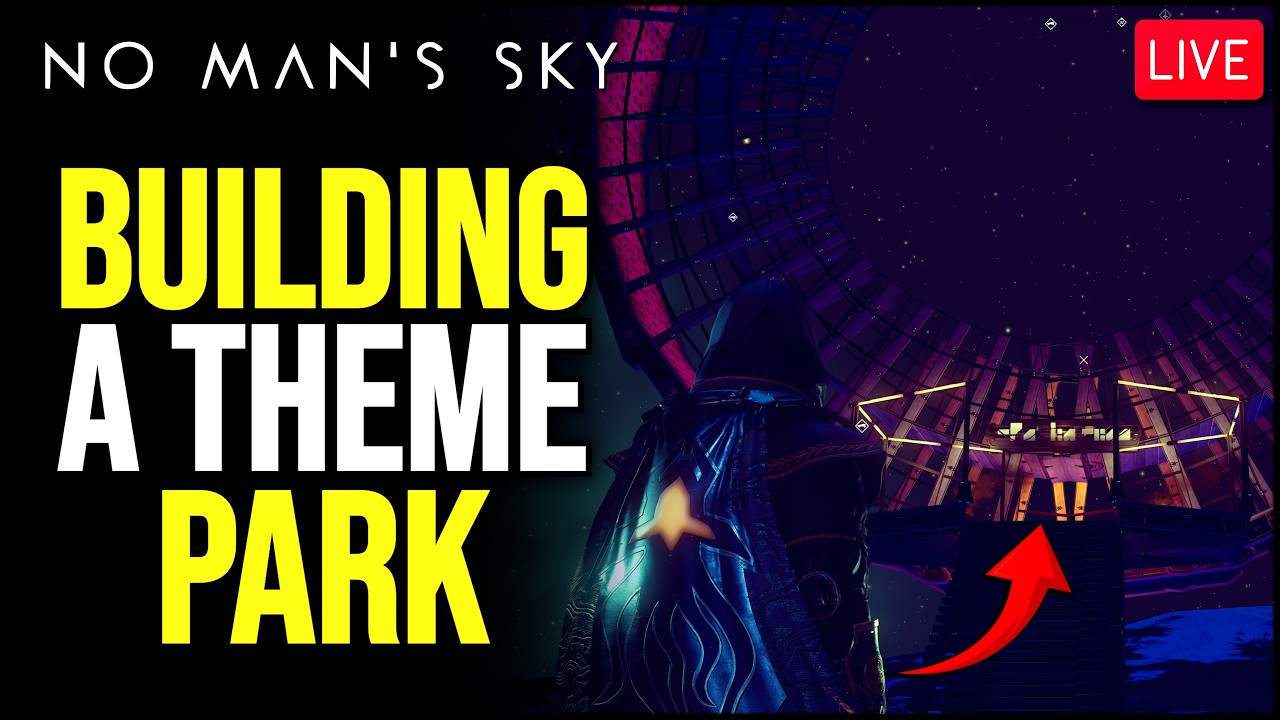 🦺LIVE: Building EPIC Theme Park | MINI GAMES | Racing | NMS Remnant 6.23