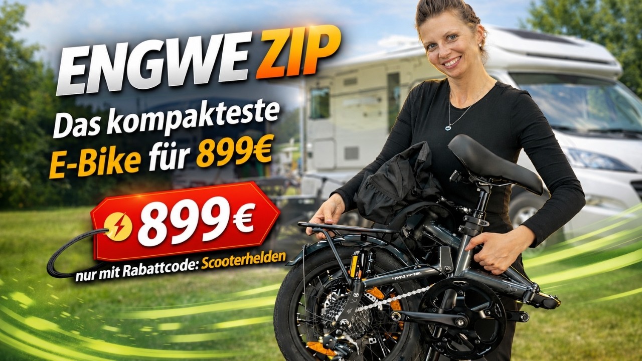 ENGWE ZIP super kompaktes E-Bike im Sprawdź! 🤔 Alternatywa dla Brompton & Co.? 🔥 #ebike #engwe #test 