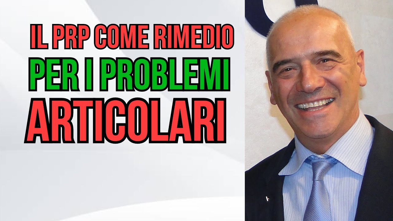 IL PRP COME RIMEDIO PER I PROBLEMI ARTICOLARI