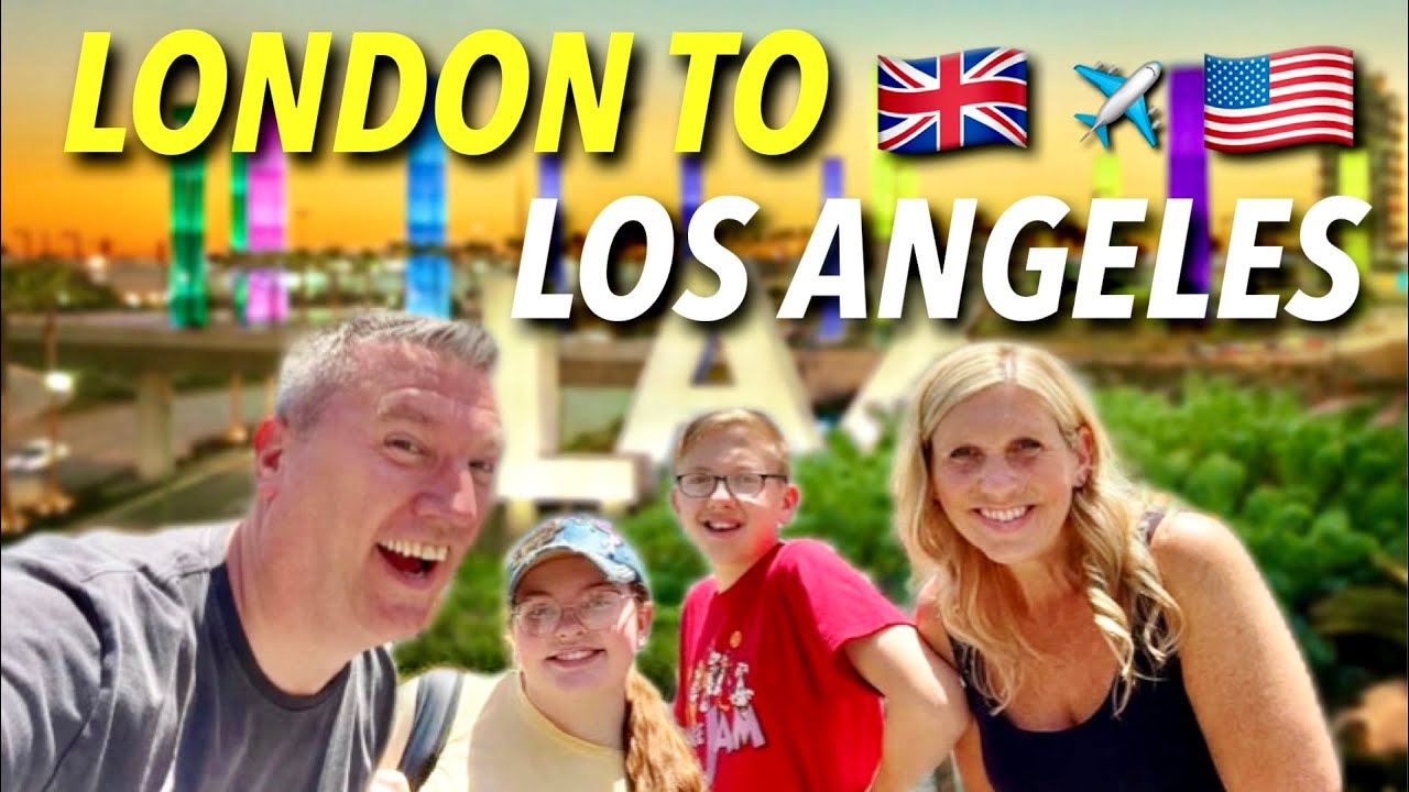 Flying from London to California! - Travel Vlog