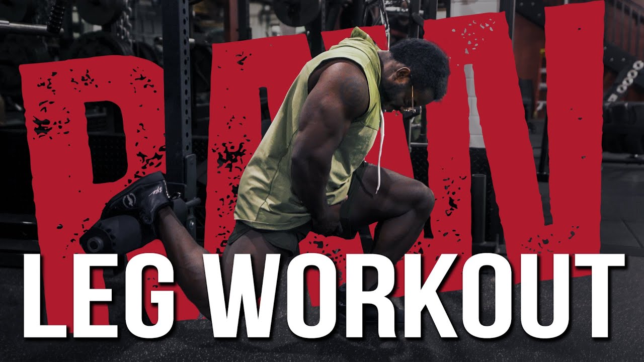 Full Leg Workout - With Terrence Ruffin and Hypertrophy Coach - how to get HUGE Quads Hams Glutes