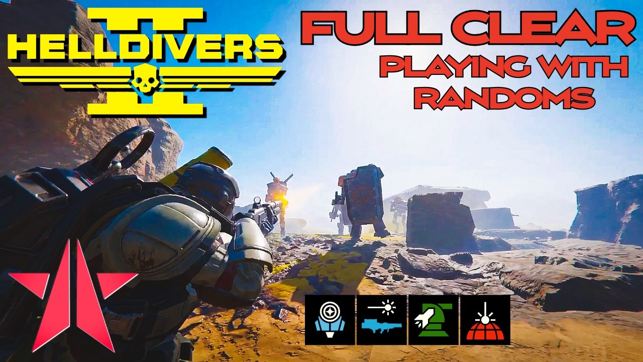 Helldivers 2 Bots Playing With Randoms Full Clear Super Helldive