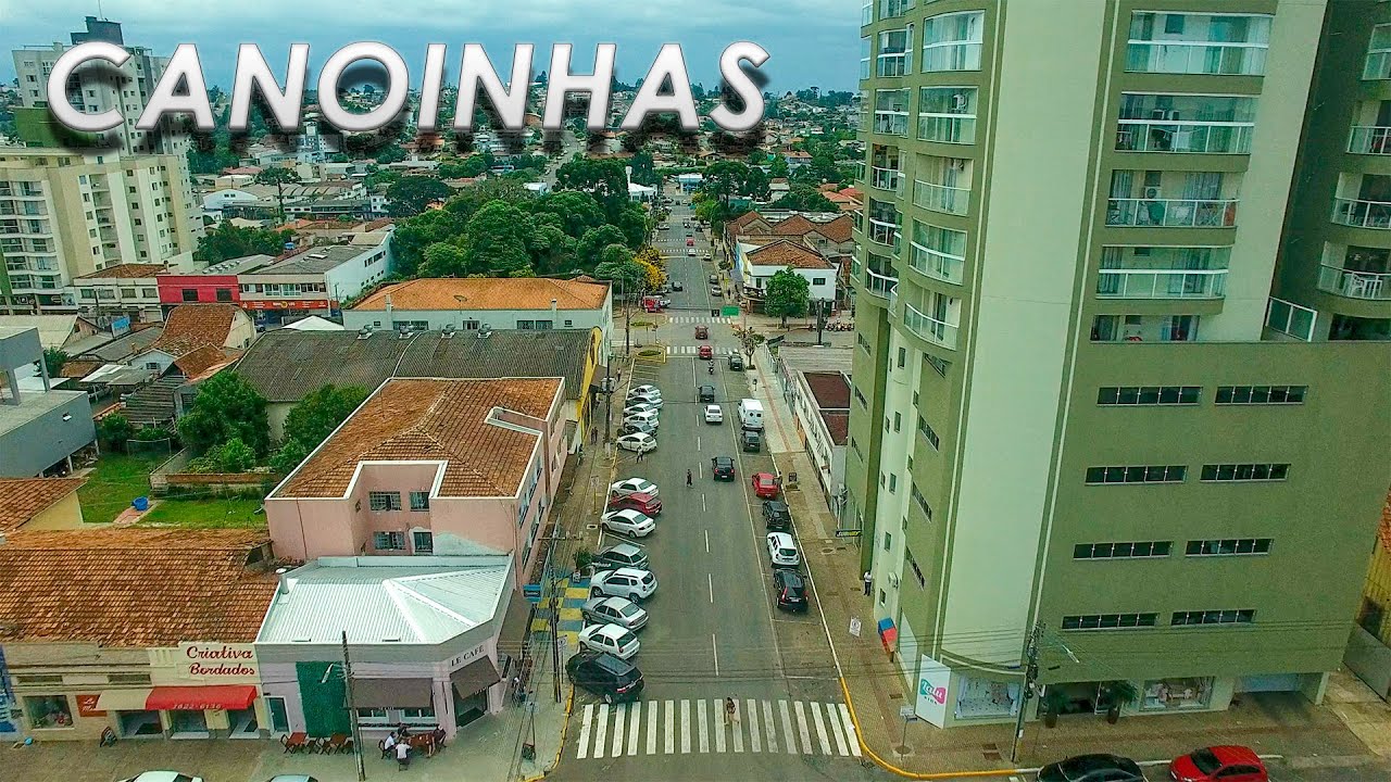 Passeio de drone por Canoinhas em Santa Catarina - SC