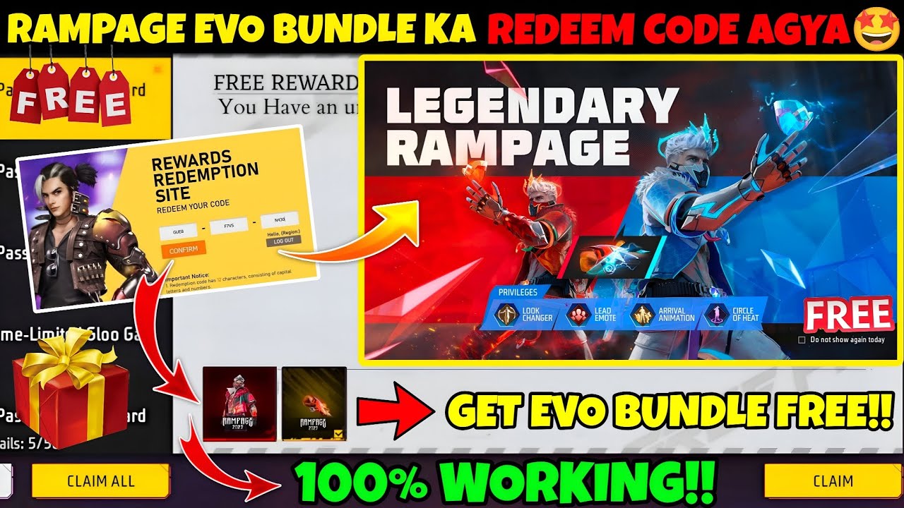 FREE FIRE REDEEM CODE TODAY 22 FEBRUARY |FF REWARDS REDEEM CODE | FF REDEEM CODE TODAY 22 FEBRUARY