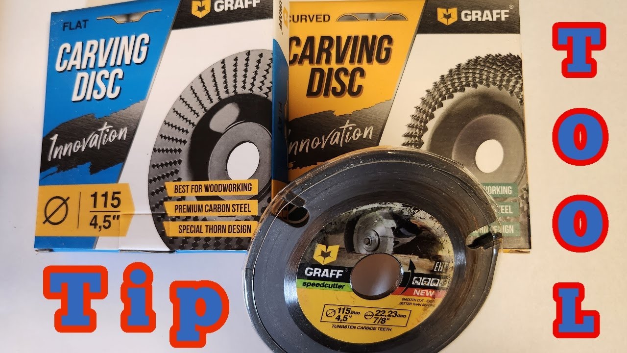 Quick Tool Tip: Graff Carving Blades for your Angle Grinder