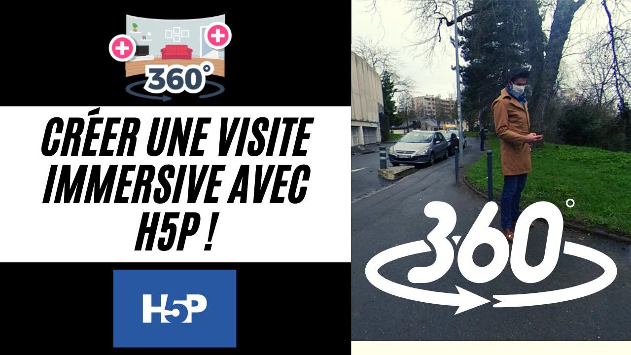 Cr&eacute;er une visite immersive en 360&deg; avec H5P