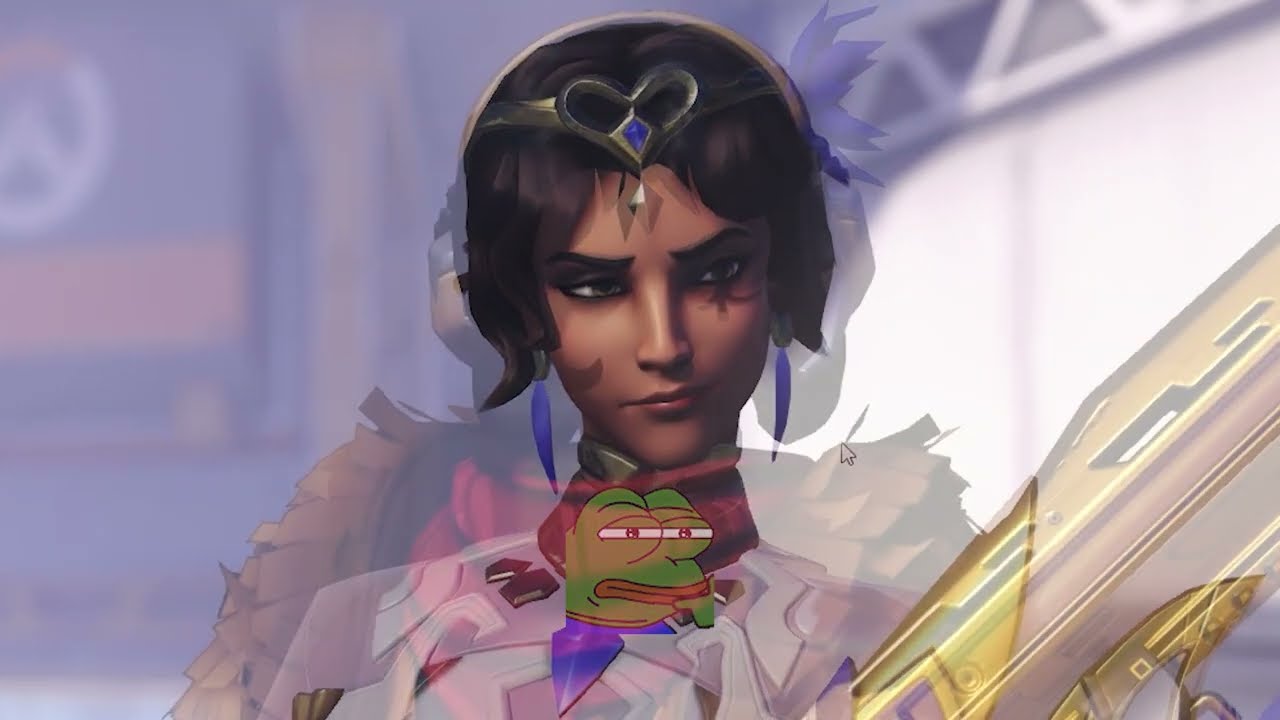 overwatch Ana season18 skin blue lotus so lame