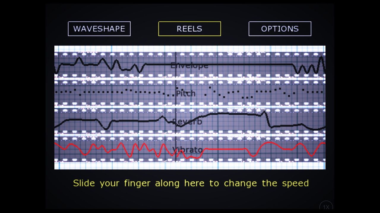 The Oramics Optical Synthesizer App, Demo for iPad or iPhone