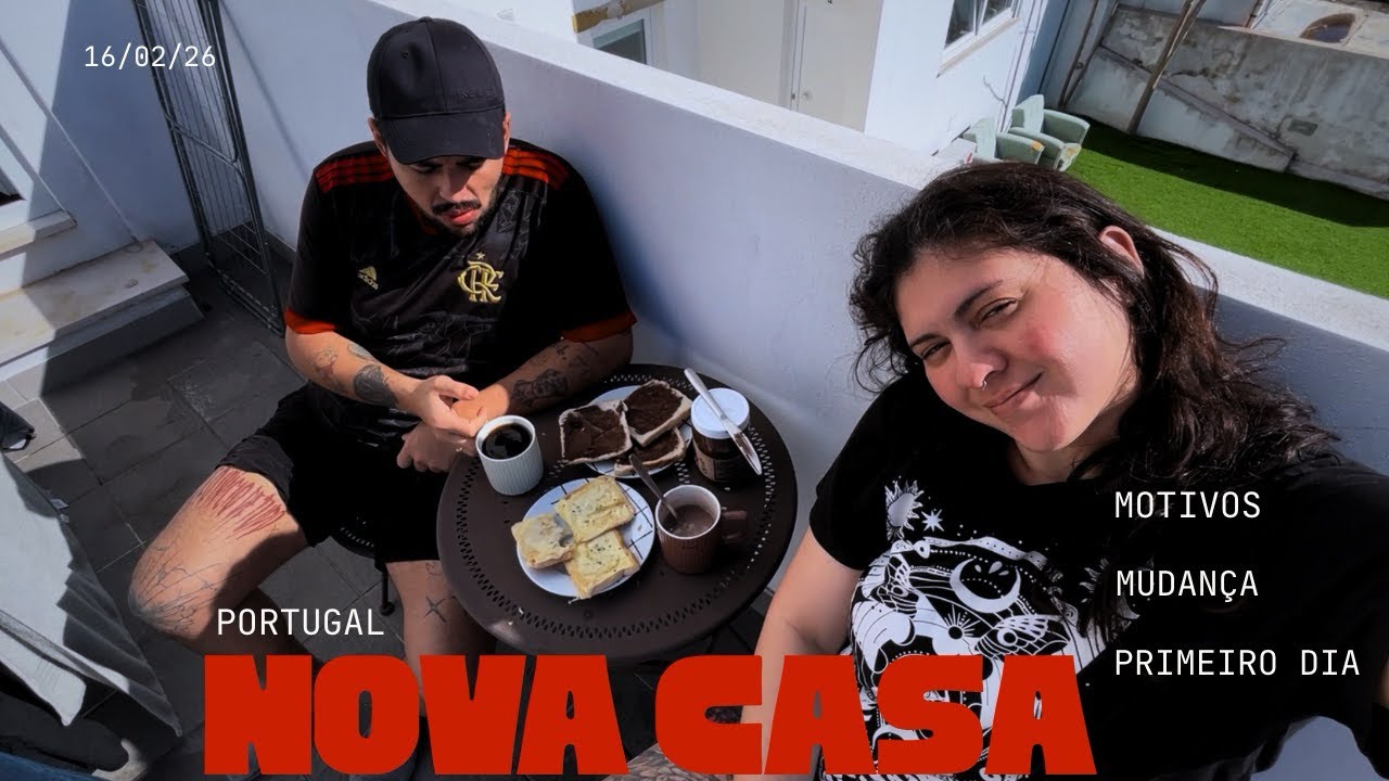 vlog de mudança + café da manhã na varanda 