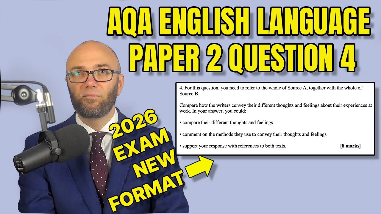 Экзаменационная работа AQA по английскому языку 2026 года, вопрос 4: Ваш гид