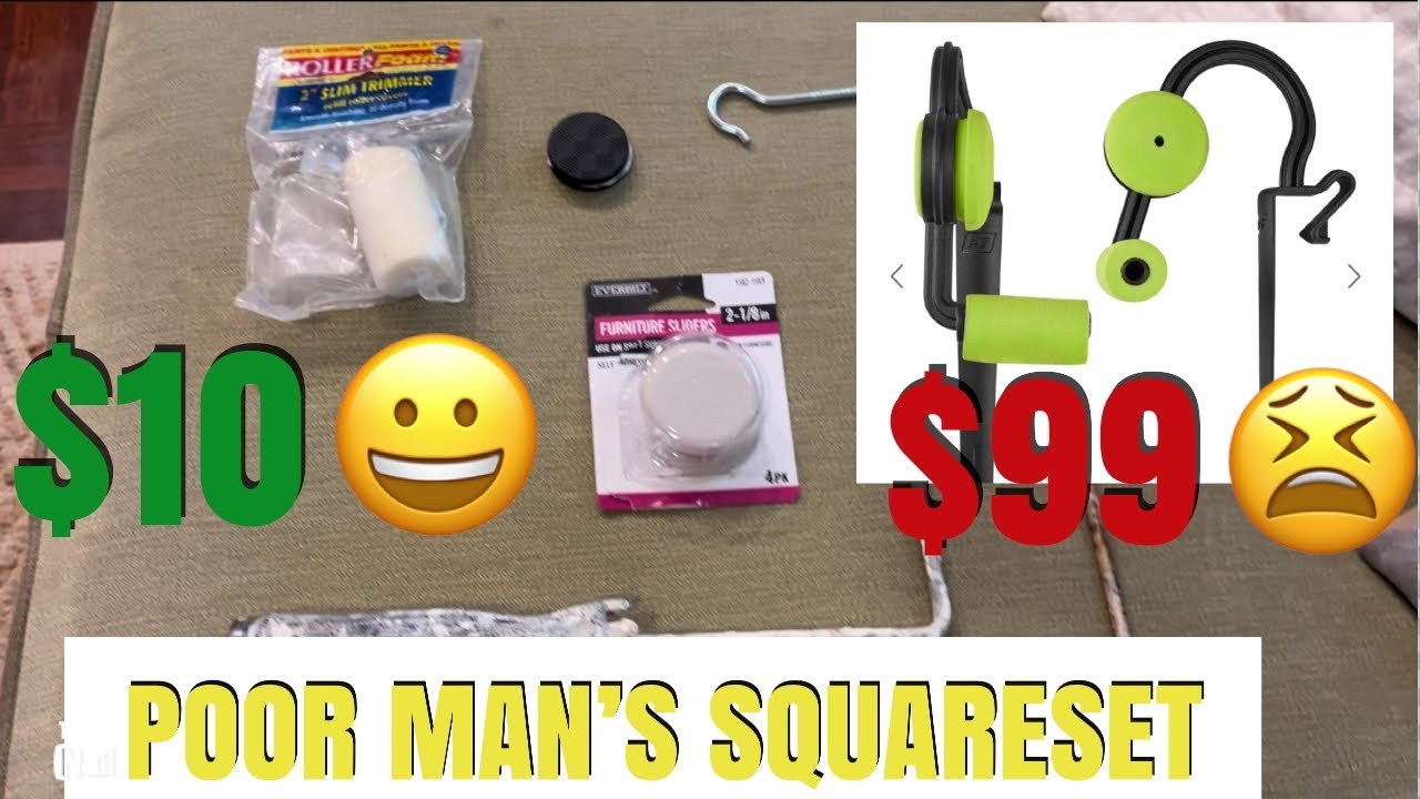 MAKE YOUR OWN CHEAP SQUARESET GOLF TRAINING AID